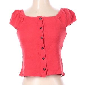 Madewell Texture & Thread Cropped Off Shoulder Top